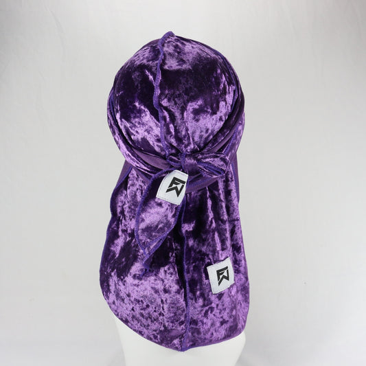 Durag violet en Velours