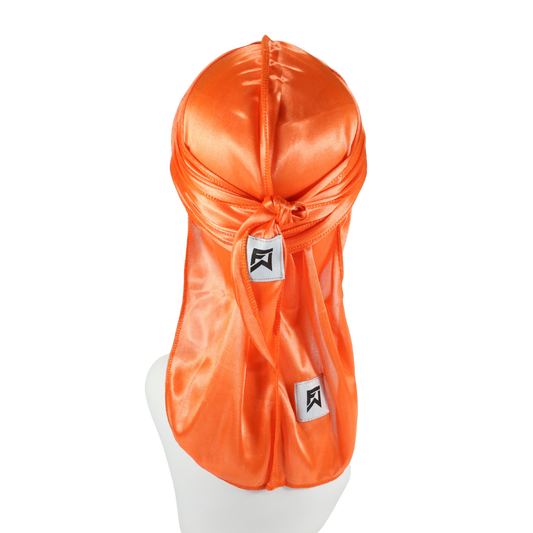 🎁 Durag orange en satin (100% off)