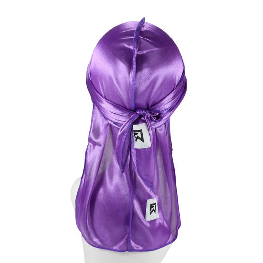 🎁 Durag violet en satin (100% off)