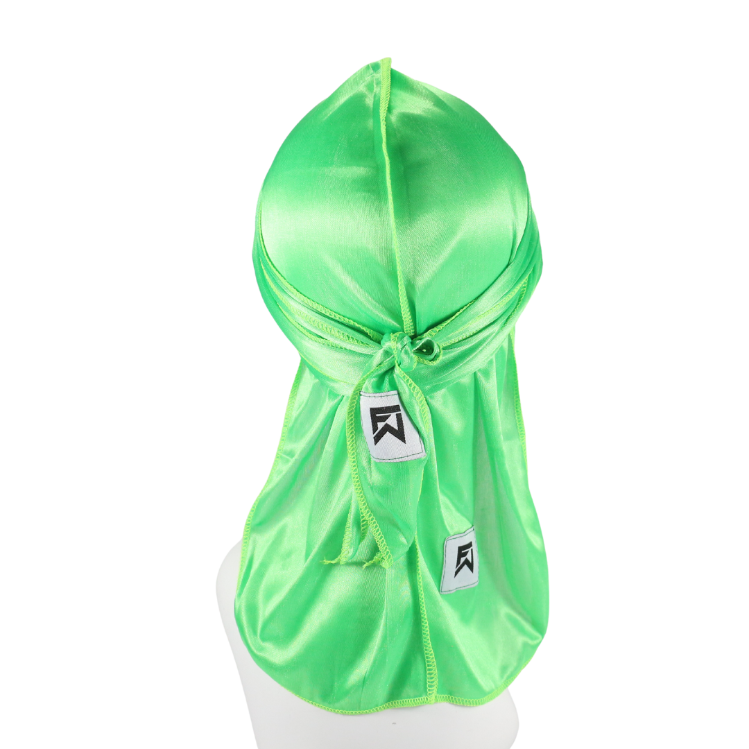 🎁 Durag vert fluo en satin (100% off)