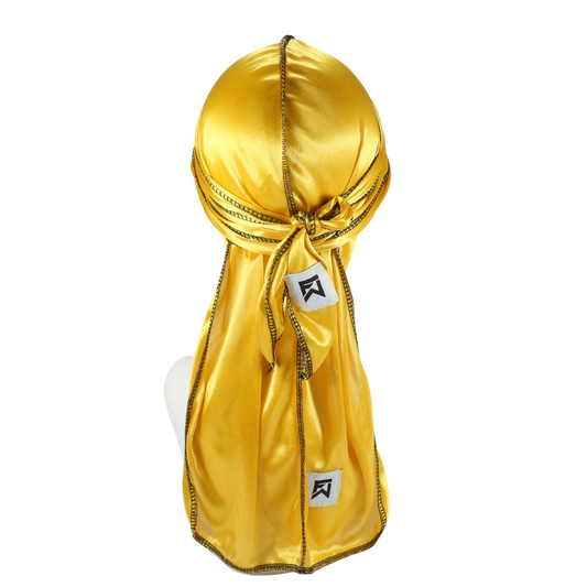 🎁 Durag jaune en satin (100% off)