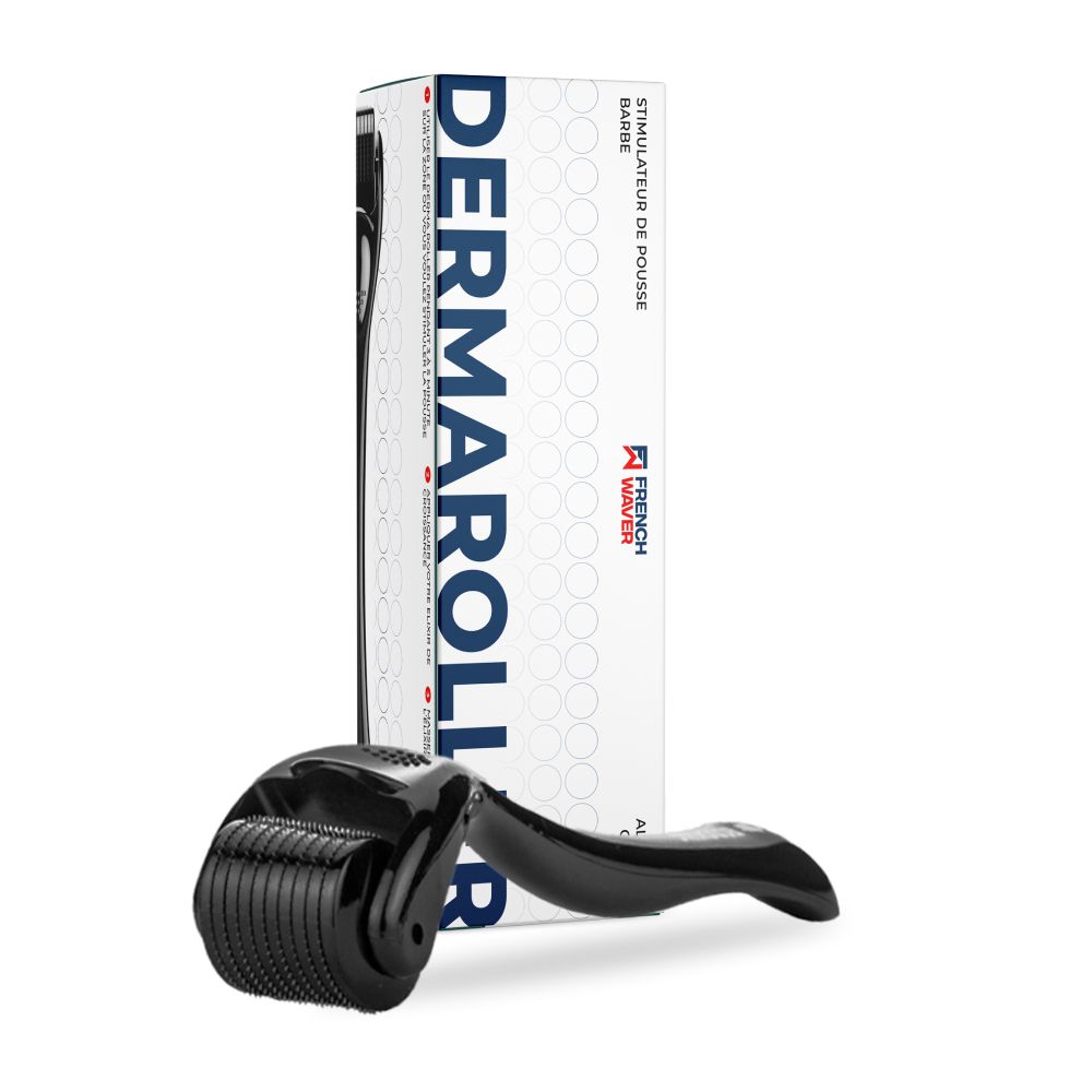Derma Roller - Stimulateur de Pousse de Barbe et Réducteur de Perte de Cheveux