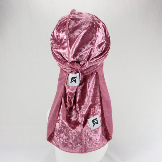 🎁 Durag rose en Velours (100% off)