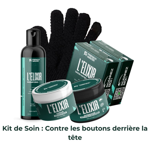 Boutons derrière la tête | Kit de Soin
